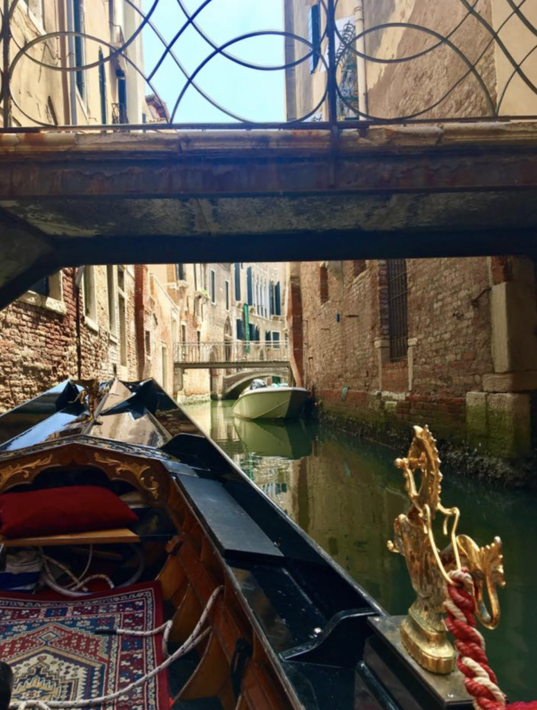Gondola ride in Venice, Italy