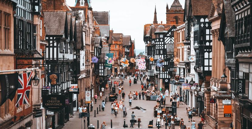 Chester Town Centre, Photo credit: Rachel Hannah Photo on Unsplash