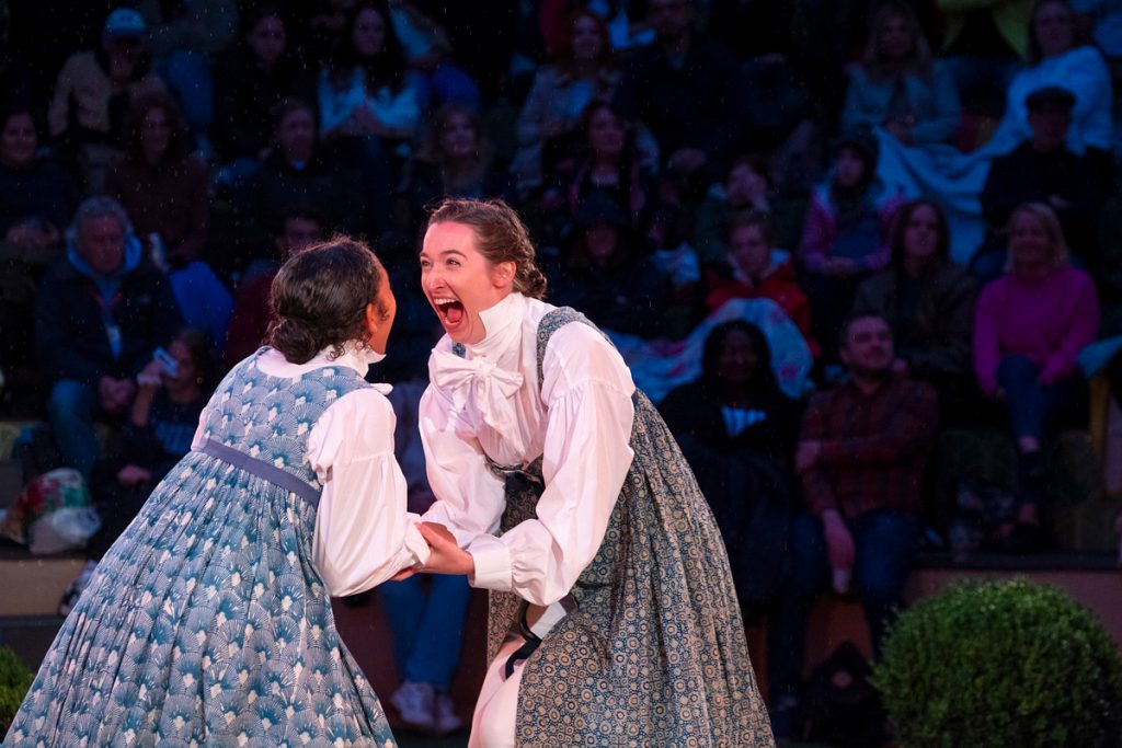 Alyce Liburd as Elizabeth Bennet; Hannah Baker as Jane