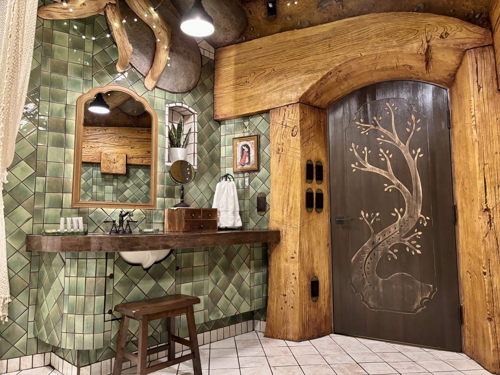 Under Hill Bathroom. Credit: Hazelnut Inn