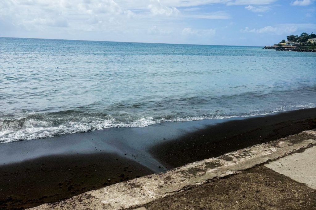 Black Sand Beach in St Kitts, Credit: Magenta Adventures