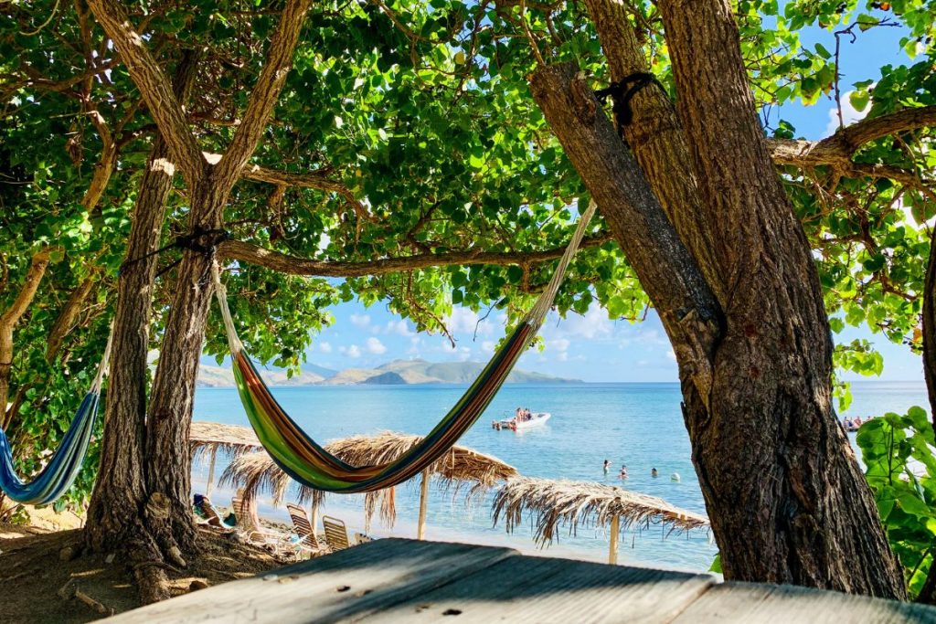 Shipwreck Beach Bar & Grill, South Friars Bay, Saint Kitts, Saint Kitts and Nevis.