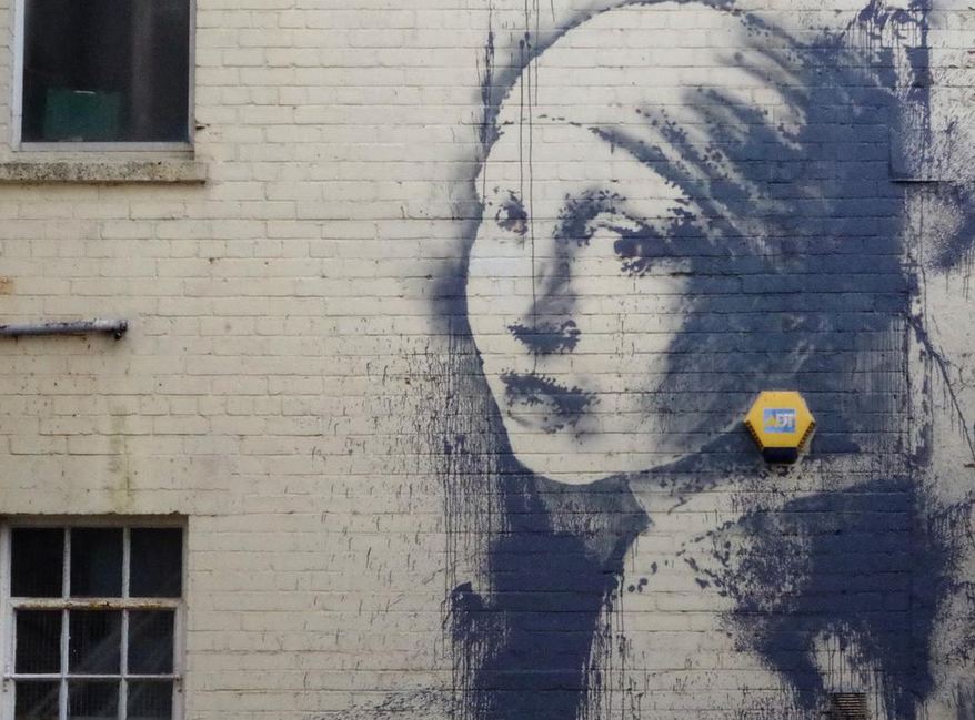 Banksy 'Girl With The Pierced Eardrum' - Credit: Visit Bristol