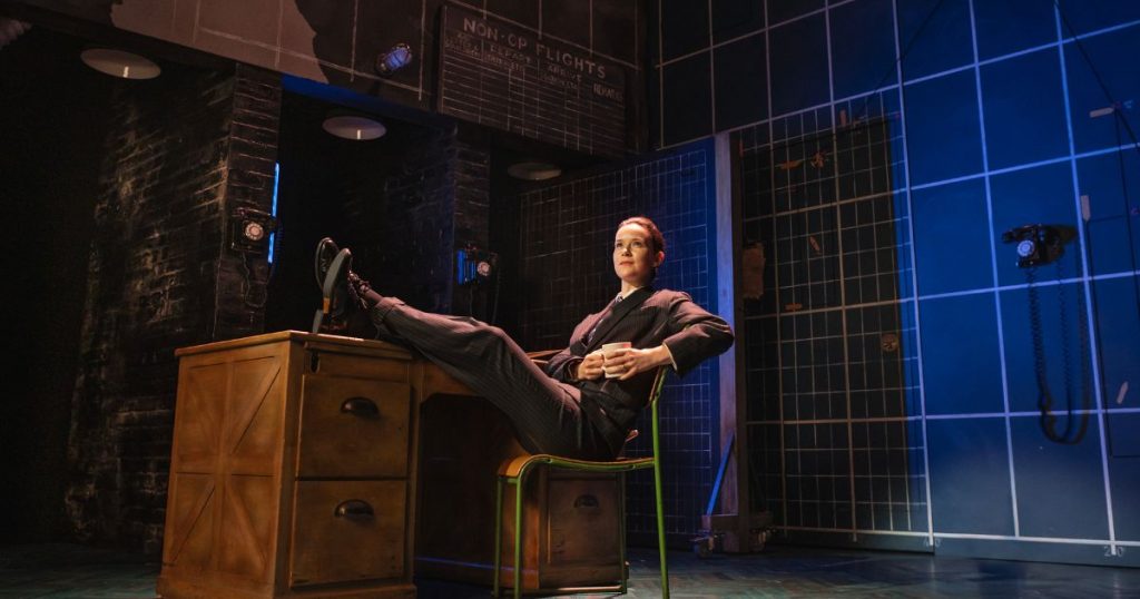 Holly Sumpton as Ewen Montagu - Credit - Matt Crockett