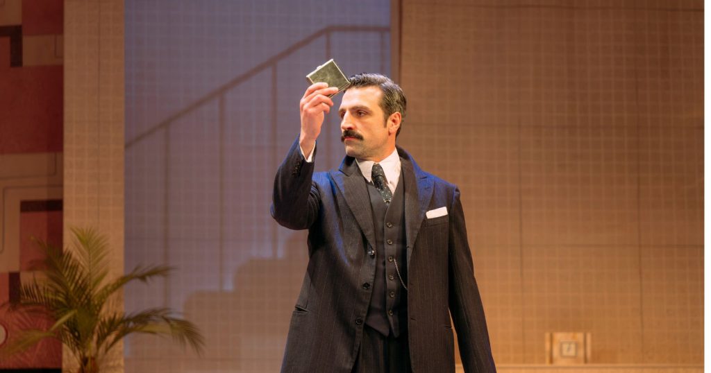 Jules Brown (Mortimer Durham) and the infamous cigarette case - Credit - Mihaela Bodlovic-174-RT