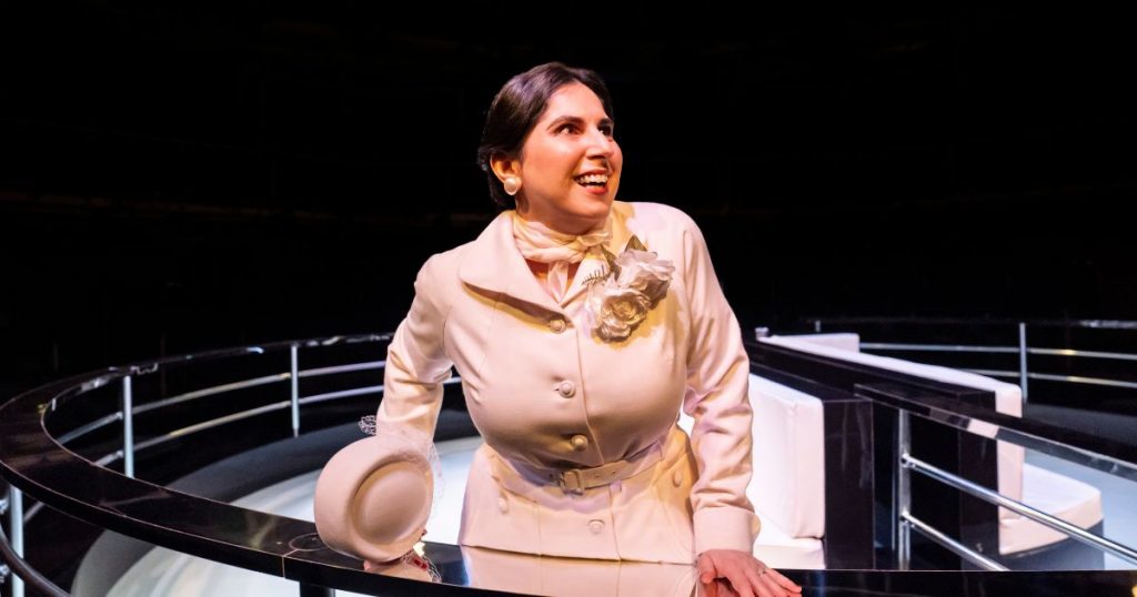 Shazia Nicholls (Sibyl) - Private Lives at Royal Exchange Theatre - Credit - Johan Persson