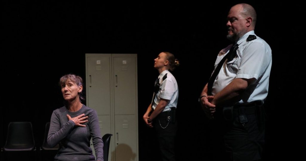Christine Mackie (Fay), Ellaney Hayden (Shiela), Jamie Smelt (George) - Credit - Shay Rowan