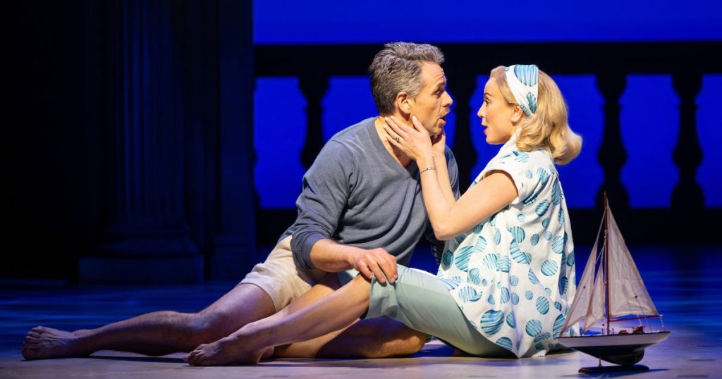 Julian Ovenden (Dexter Haven) and Helen George (Tracy Lord) - High Society - Credit - Pamela Raith Photography