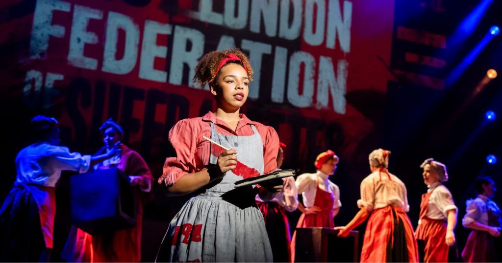 Naomi Katiyo (Sylvia Pankhurst) in Sylvia - Credit - Tristram Kenton
